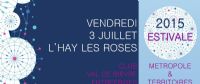 2015 Estivale. Le vendredi 3 juillet 2015 à L'Haÿ-les-Roses. Val-de-Marne. 